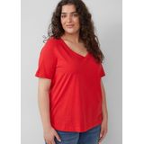 s.Oliver - T-Shirt - V-hals - Zacht Jersey