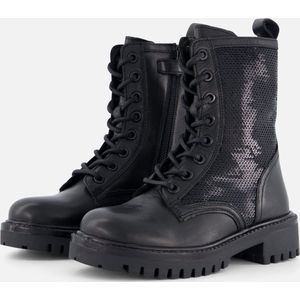 Muyters Veterboots zwart Leer - Maat 31