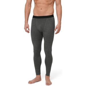 DANISH ENDURANCE Extreme Thermo Leggings - Heren - Merinowol - Thermische broek - Donkergrijs - Maat M