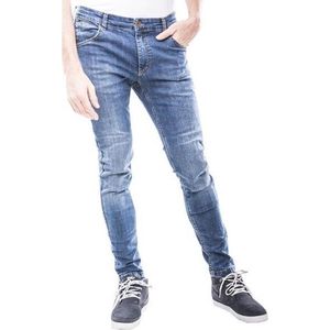 Motto Wear Milano Slim Fit Heren Motorjeans - Zomer Motorbroek -  Blauw - Maat L W38