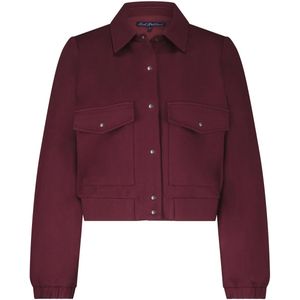 Red button - Bomber JKT Punta - Bordo - Bomber Jas