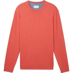 TOM TAILOR basic crewneck knit Heren Trui - Maat XXL