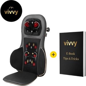 Massage Stoel Shiatsu - Ergonomisch - Inklapbaar - 3 Massage Standen - Incl. Wasbare Stoelhoes