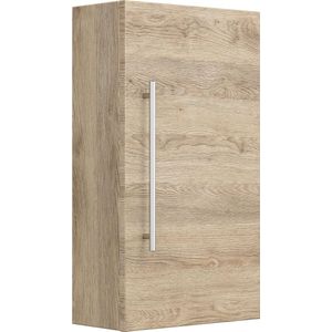 Badkamerkast Ivar Eiken - MDF - Breedte 35 cm - Hoogte 62 cm - Diepte 16.6 cm