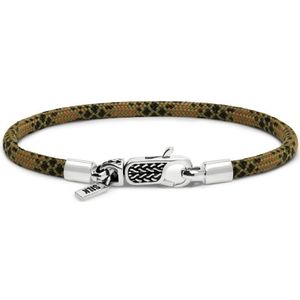 SILK Jewellery - Zilveren Armband - Alpha - 782EM2.18 - Maat 18,0