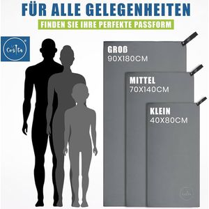 Superzachte microvezelhanddoek - ultra-absorberend - 1 stuk - OEKO-TEX gecertificeerd