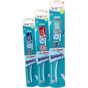 Advance tandenborstel voor kinderen van 9-12 jaar 1 stuk.