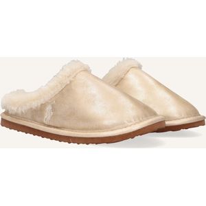 Polo Ralph Lauren Charlotte Scuff Pantoffels Meisjes - Sloffen - Goud - Maat 31