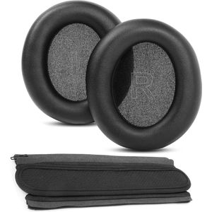 Vervanging Oorkussens en Hoofdband voor Anker Soundcore Life Q35 Q30 BT Hoofdtelefoon - Eiwitleer/Geheugen Schuim