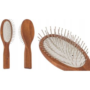 GORGOL Pneumatische haarborstel met metalen pinnen en luchtkussens