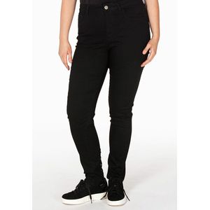 Yoek| Grote maten - dames jeans skinny - zwart