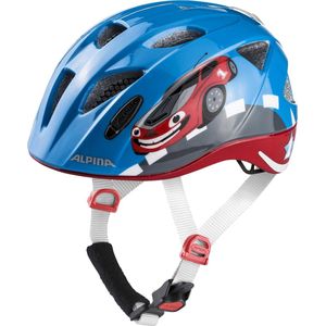 Alpina Ximo Flash Fietshelm Kinderen, red car Hoofdomtrek 47-51cm