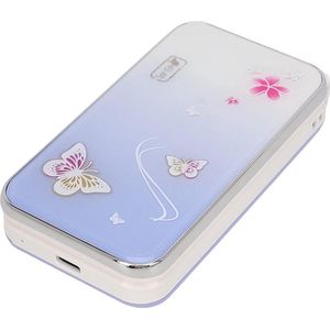 Ontgrendelde Flip-Telefoon voor Senioren 2G - 2.4-inch Scherm - Dual SIM - Grote Knop - 6800 MAh Batterij - SOS-knop - Paars