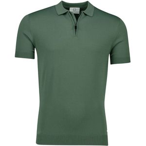 Born with Appetite - Polo - Groen - 65% Viscose 35% Polyamide
