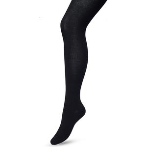 Bonnie Doon Biologisch Katoenen Maillot Dames Donker Blauw maat 36/38 S - Uitstekende pasvorm - Gladde Naden - OEKO-TEX gecertificeerd - Bio Cotton Tights - Duurzaam Huidvriendelijk Bio Katoen - Donkerblauw - Dark Blue - Navy - BP051900.102