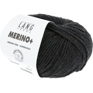 Lang Yarns Merino+ 105 Antraciet gem