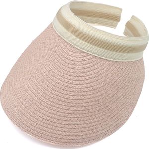 Zonneklep - Dames - Lengte 25 cm - Roze