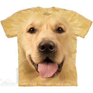 T-shirt Big Face Golden S