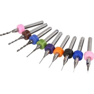 10 stuks PCB Print Circuit Board Carbide Micro Boren Tool Set - CNC SMT Boren - Hoge Kwaliteit .