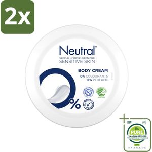 Neutral Bodycrème Parfumvrije 250 ml - Voordeelverpakking - 2 stuks - Gevoelige huid - Gevoelige huid verzorging