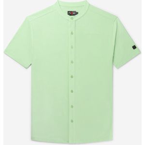 AB Lifestyle - Button Up Short-Sleeve - EXTRA SLIMFIT | Pastel Green - Heren - Maat: L