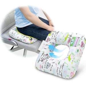 Donutkussen voor postpartum en zwangerschap - doorligwonden - zitten - aambeien - rugpijn - orthopedisch zitkussen voor mannen en vrouwen (wit)