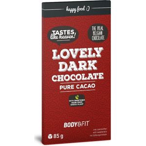 Body & Fit Smart Chocolate - Chocolade gezoet met stevia - 1 doos - Puur