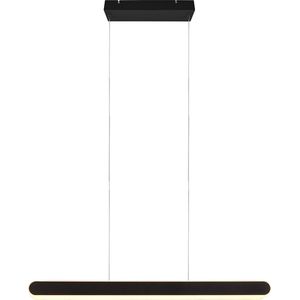 LED Hanglamp - Torna Clio - 48W - Aanpasbare Kleur - Rond - Mat Zwart - Metaal
