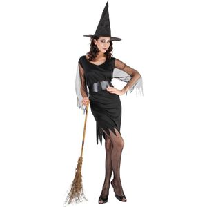 Verkleedpak heks voor dames Halloween kleding - Verkleedkleding - One size