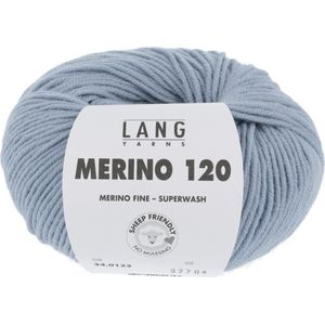Lang Yarns Merino 120 123 licht grijs