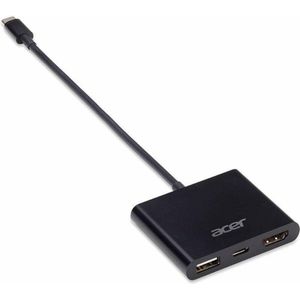 ACER 3 IN 1 USB-C GEN1 TO PD HDMI USB(A) DONGLE BLACK (BULK PACK)