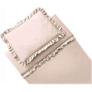 Luxe Katoenen Kinderbeddengoed 100x160 cm met Ruches