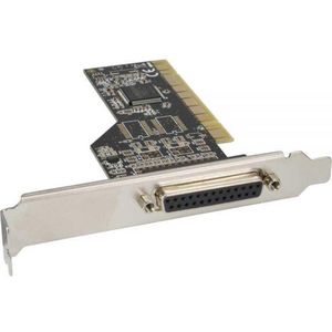 InLine parallelle PCI kaart met 1 25-pins SUB-D IEEE 1284 LPT printerpoort