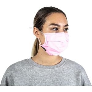 Mr. Facy Mondkapje Mondmasker Facemask Flat Pink Roze