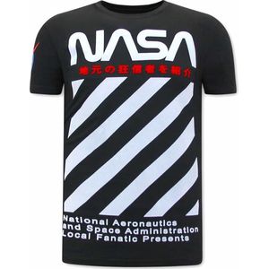 NASA T-shirt Heren - Zwart