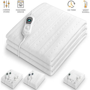 Elektrische onderdeken, 150x80cm, verwarmingsdeken, elektrische deken, automatische uitschakeling, verwarmingsdeken