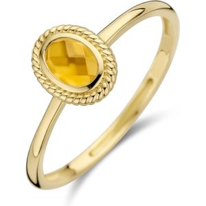 Blush - 14 Karaat Gouden Ring - Dames Ring - Goud - Sieraad