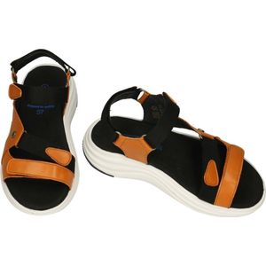 Wolky -Dames - oranje - sandalen - maat 37
