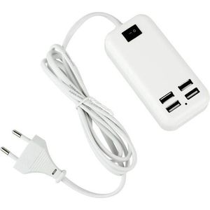 4 USB Poorten 15W universal Oplader / Adapter voor iPad air, Air 2, iPad Mini, Mini 1, 2, 3,  iPad 1, 2, 3 en 4
