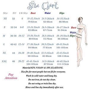 Dames Tweedelig Bandeau Bikiniset met Hoge Taille en Gesplitst Ontwerp