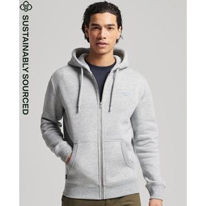 Superdry Heren Trui Geborduurde Vintage Logo hoodie met rits