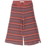 Your Wishes - FADE BUBBLE KNIT WIDE LEG PANTS - Broeken - Roze