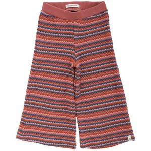 Your Wishes - FADE BUBBLE KNIT WIDE LEG PANTS - Broeken - Roze