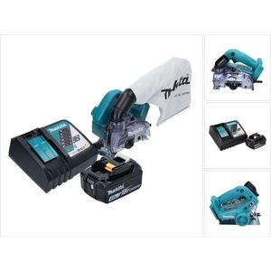 Makita DCC 500 RM1 accu-diamantslijper 18 V 125 mm borstelloos + 1x accu 4.0 Ah + lader