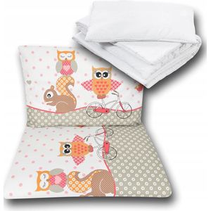 Babyslaapzak 120x90 cm met vulling, 4-delig, 100% katoen