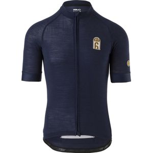 AGU Solid Merino Fietsshirt SIX6 Heren - Blauw - M