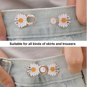 Broek knoop - Universele knoop voor broek - Intrekbare taille extender - Jas - Rok - Broek - Jeans Pin - Naaien - Vrouwen - Bloemen - Meisjes - Spijkberbroek knoop - Schattig - Goedkoop - Gratis Verzending