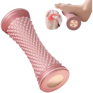 1 stuk voetmassage-Been-ontspanningsroller-apparaat voor diepe spierontspanning - Fitness Arch Trainer Massage Roller-yoga plantaire fascia-roller voor thuisfitness (roze)