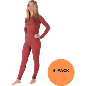 Morethansocks - Thermobroek Merino Wol dames - 4-Stuks