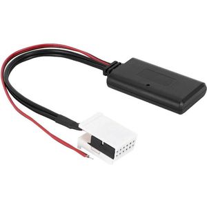 12Pin-module Draadloze radio Stereo Aux-kabeladapter - Kunststof Zwarte Bluetooth-adapter Audio Stereokabel - HTML Content Toegevoegd .